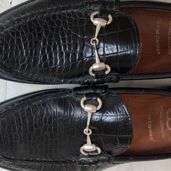 Men\'s Allen Edmonds Grand Cayman Horsebit Black Driving Loafer Size 9.5 main image 7